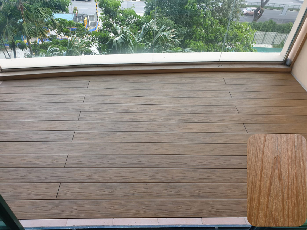 Co-extrusing composite decking 138*23mm